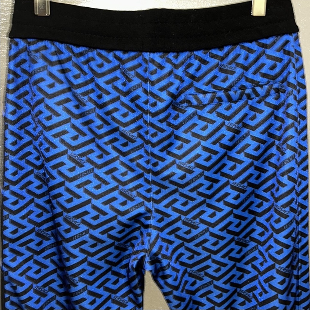 Authentic Versace monogram-print track trousers N… - image 10
